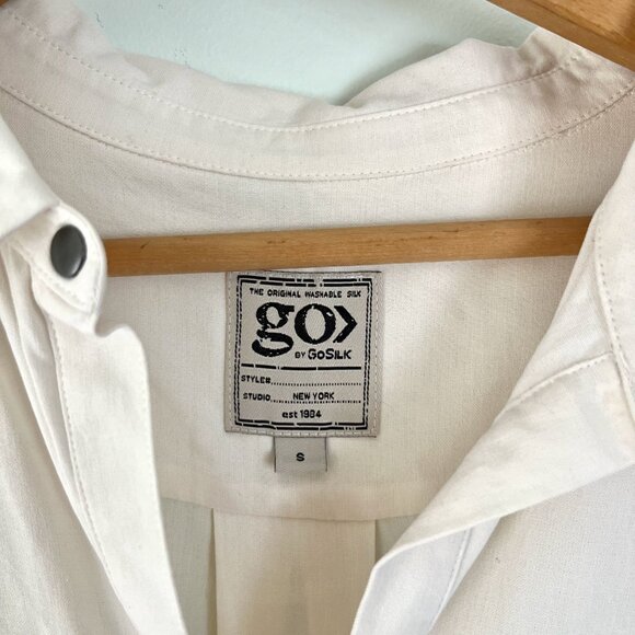 Go Silk Washable Silk Tunic Top - Picture 3 of 6